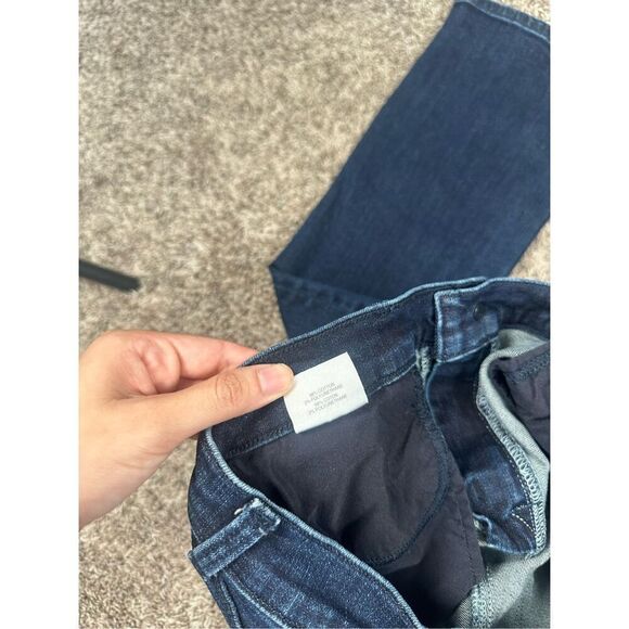 J brand Selena Mid Rise Crop Boot Jeans Dark Wash Indigo Blue Denim 28 Flare Leg - Picture 8 of 12